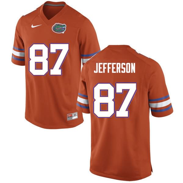 NCAA Florida Gators Van Jefferson Men's #87 Nike Orange Stitched Authentic College Football Jersey OAR4864NX